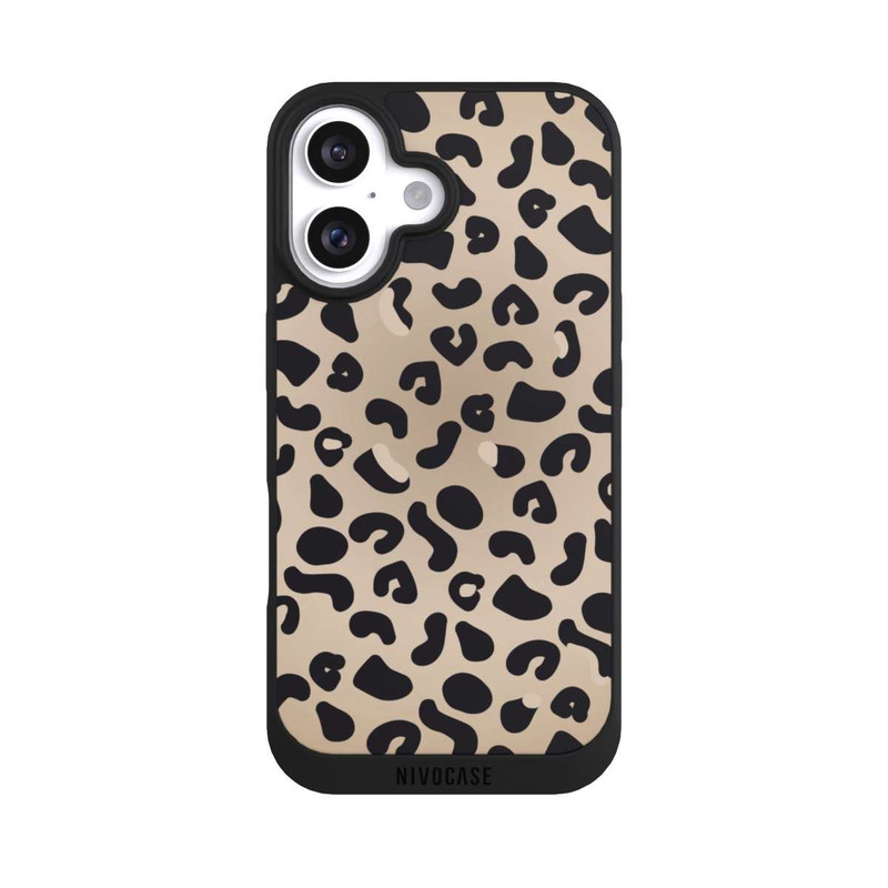 iPhone 16 NIVOpure Cheetah Pattern Light Brown