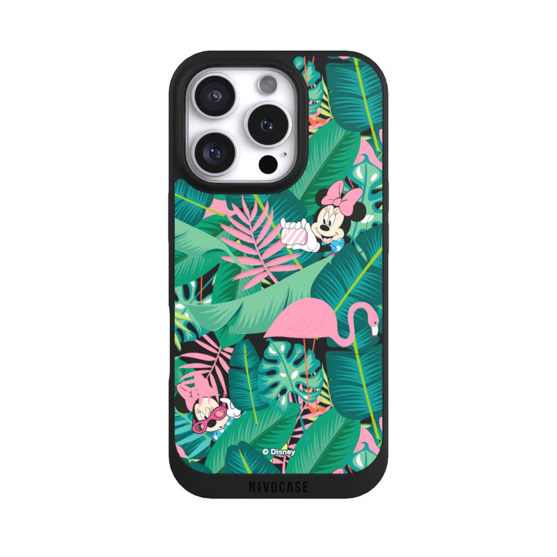 iPhone 16 Pro NIVOpure Minnie Summer Palm Leaves Transparent