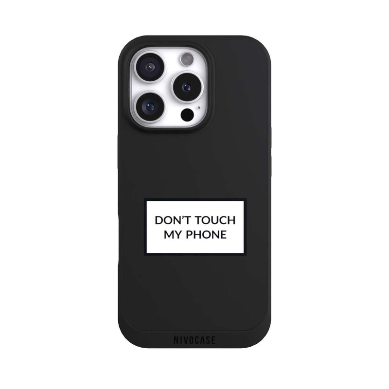 iPhone 16 Pro NIVOpure Do Not Touch My Phone Transparent