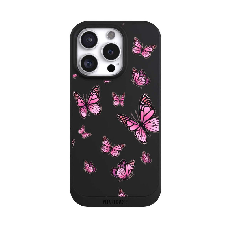 iPhone 16 Pro NIVOpure Butterflies pink