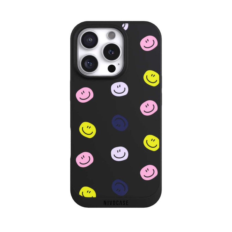 iPhone 16 Pro NIVOpure Smile Pattern Pink