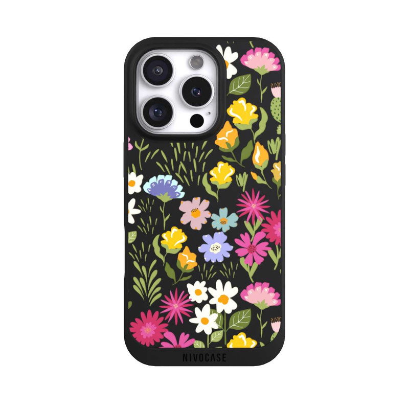 iPhone 16 Pro NIVOpure Summer Flowers Pattern Transparent