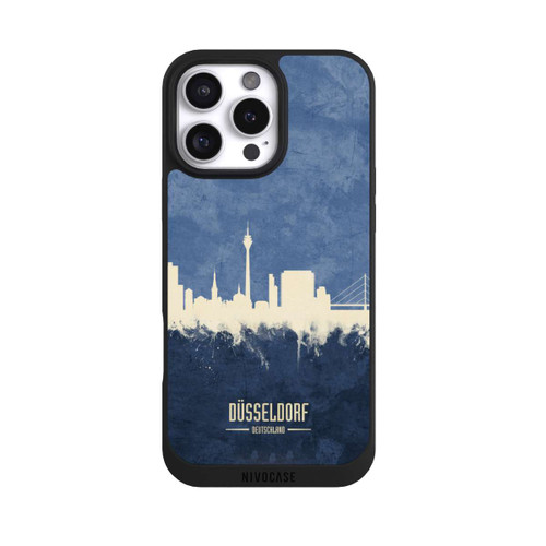 Apple iPhone 16 Pro Max NIVOpure Düsseldorf Allemagne Skyline
