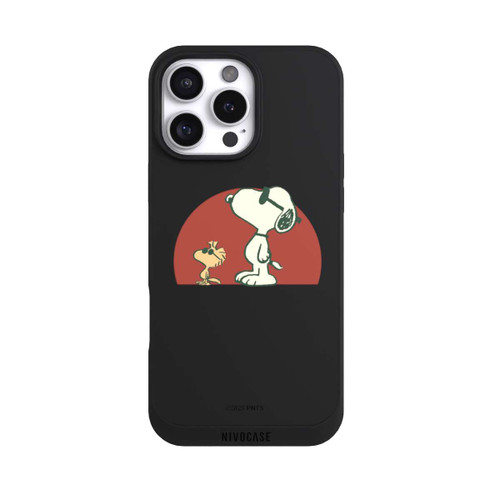 Apple iPhone 16 Pro Max NIVOpure Snoopy Woodstock Far Out transparent