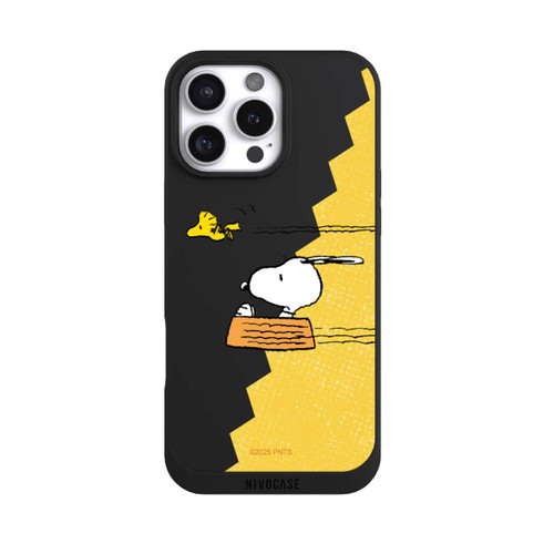 Apple iPhone 16 Pro Max NIVOpure Peanuts-Snoopy und Woodstock Transparent