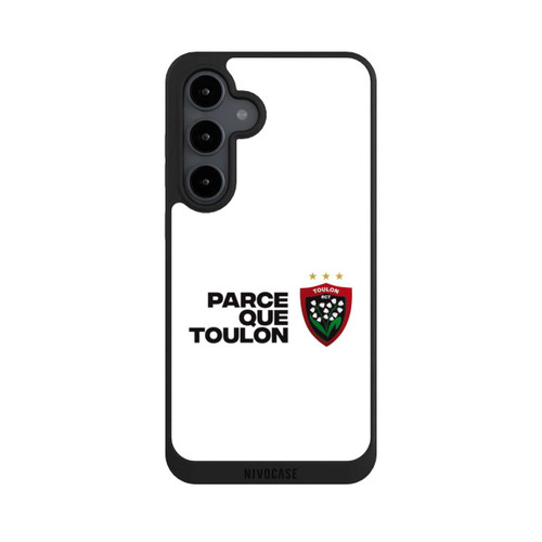 Samsung Galaxy S24 FE 5G NIVOpure RC Toulonnais PQT Blanc