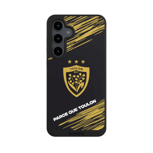 Samsung Galaxy S24 FE 5G NIVOpure RCT Logo Monochrome Doré