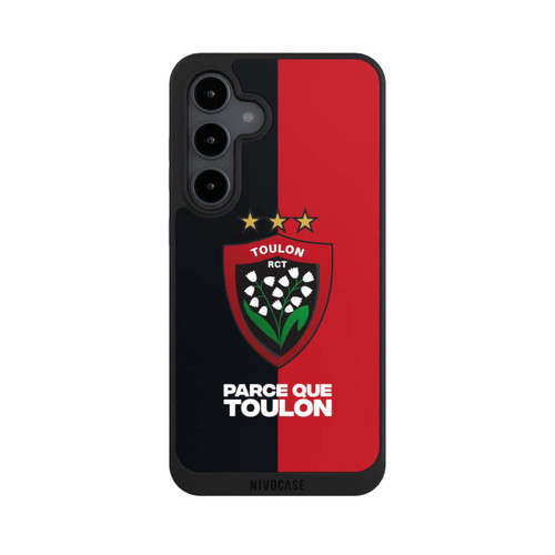 Samsung Galaxy S24 FE 5G NIVOpure RCT Logo Rouge Noir