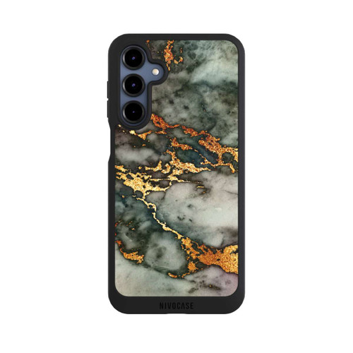 Samsung Galaxy A16 5G NIVOpure Grey and Golden Marble Look