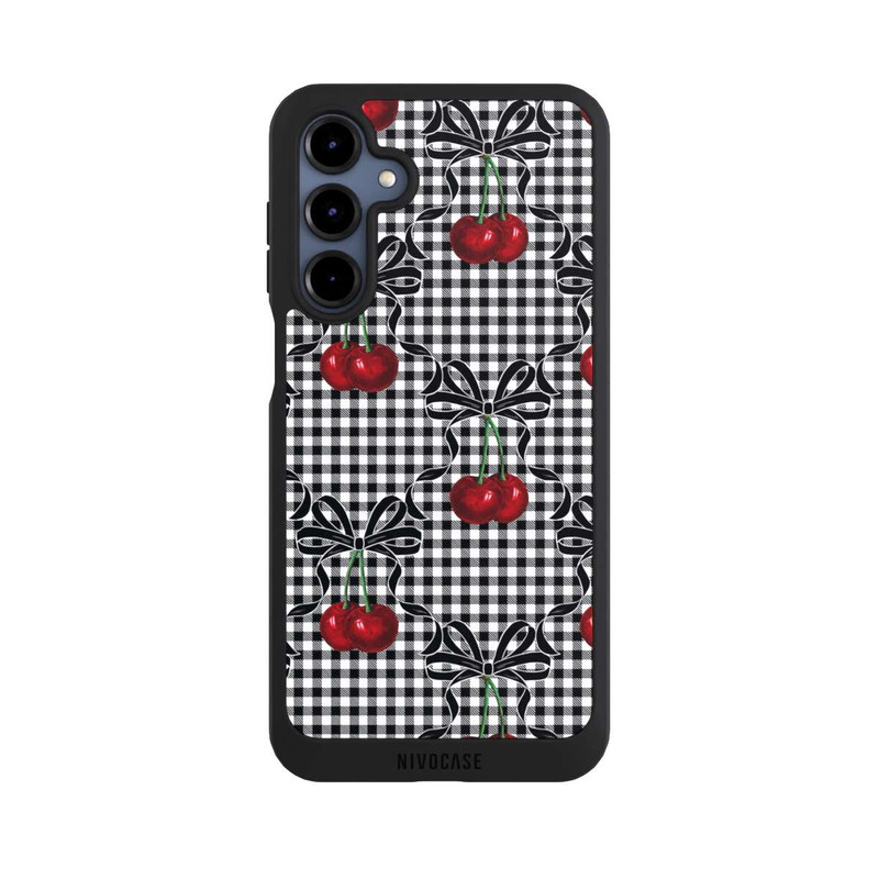 Galaxy A16 5G NIVOpure Cherry Pattern Black