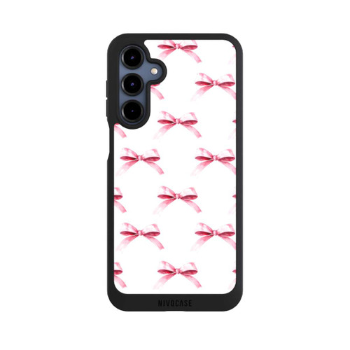 Samsung Galaxy A16 5G NIVOpure Pink Bow on White Pattern