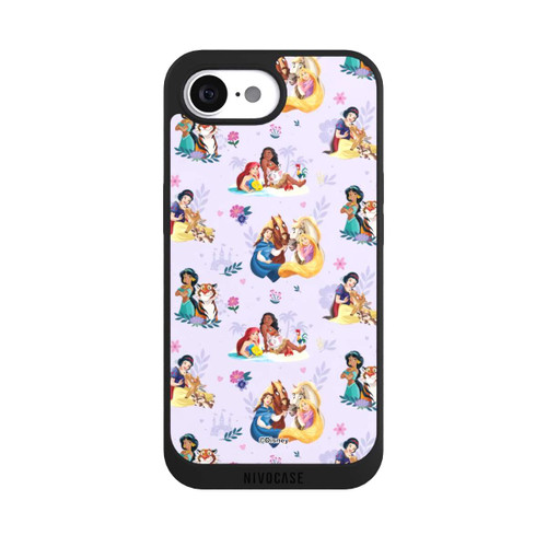 Apple iPhone 16e NIVOpure Princess Floral Pattern Purple
