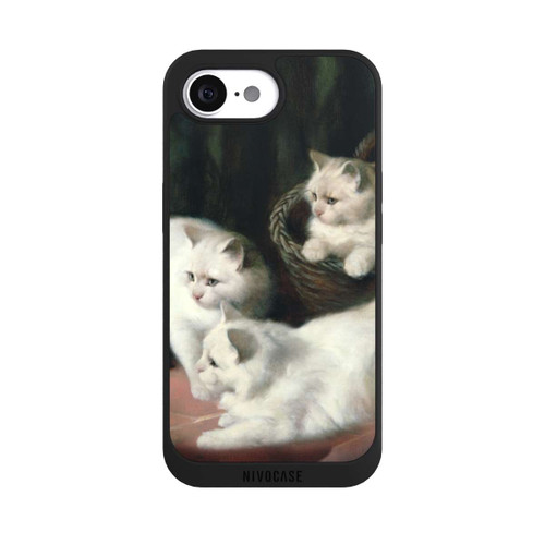 Apple iPhone 16e NIVOpure Three White Angora Kittens