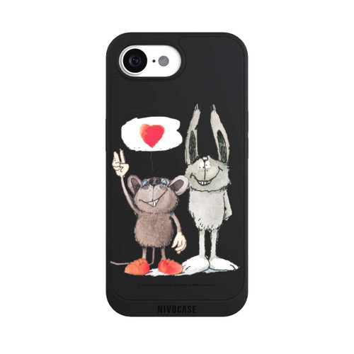 Apple iPhone 16e NIVOpure Maus und Hase Transparent