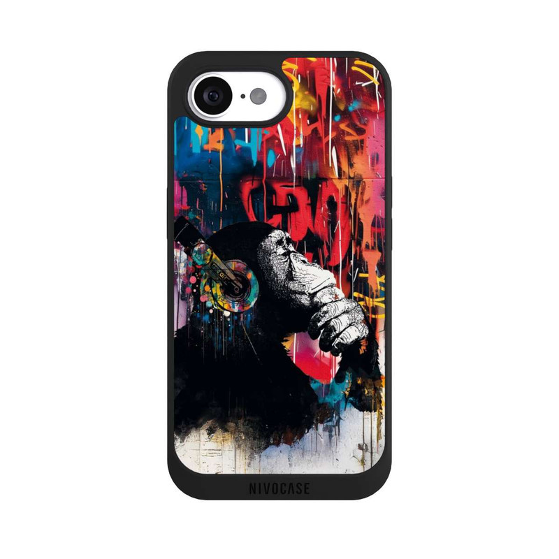 iPhone 16e NIVOpure Chimp Blue Streetart