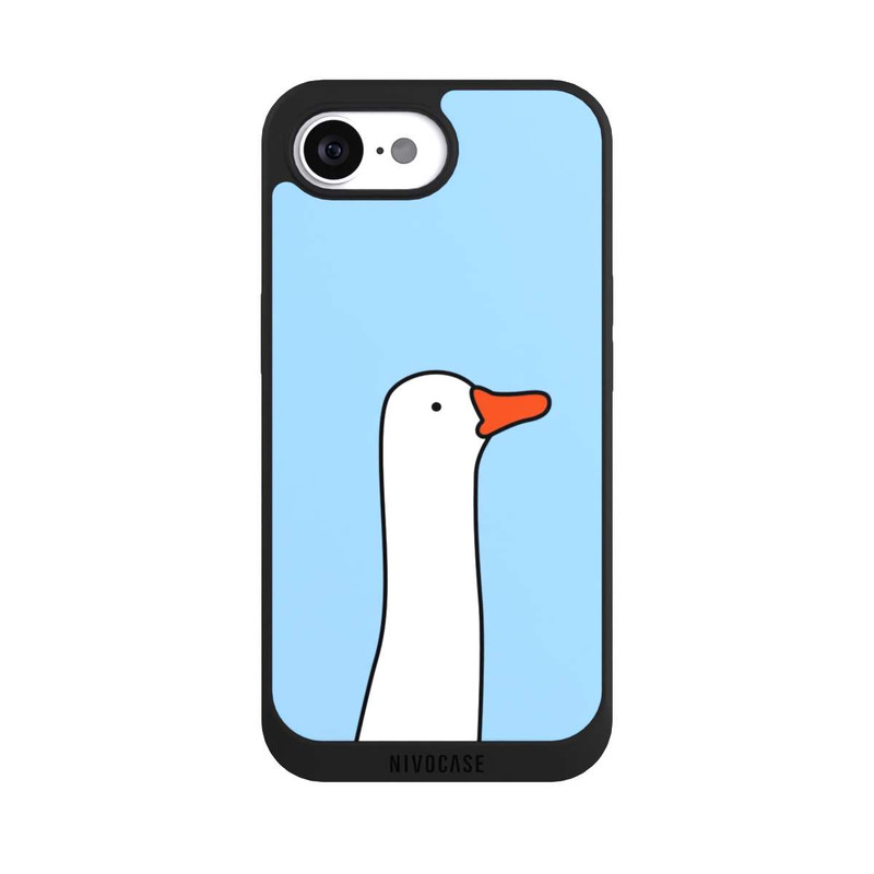 iPhone 16e NIVOpure Trendy Duck Profile Blue