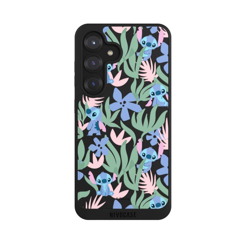 Galaxy S25 NIVOpure Floral Pattern Stitch Transparent