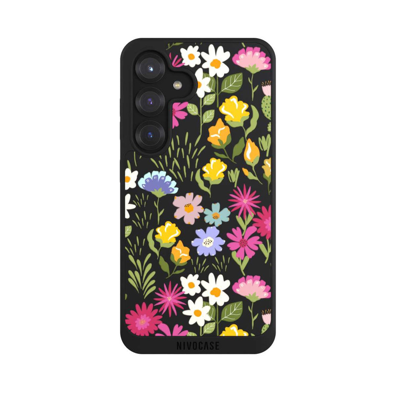 Galaxy S25 NIVOpure Summer Flowers Pattern Transparent