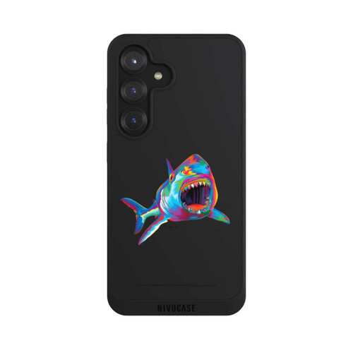 Samsung Galaxy S25 NIVOpure Shark Pop Colour transparent