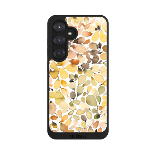 Samsung Galaxy S25 NIVOpure Eucalyptus Watercolor Leaves Brown Autumn