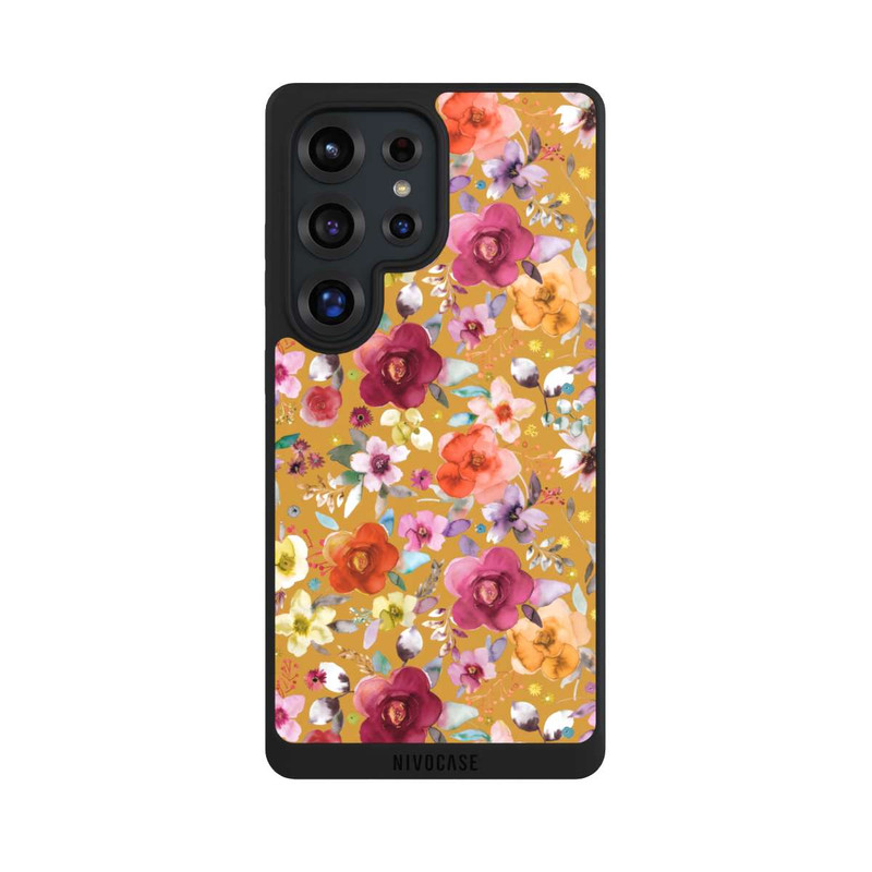 Galaxy S25 Ultra NIVOpure Spring Floral Bouquets Mustard