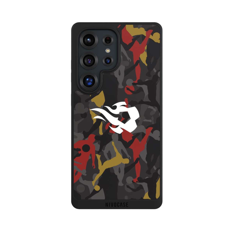 Galaxy S25 Ultra NIVOpure Belgian Red Flames Camouflage