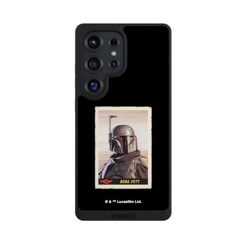 Samsung Galaxy S25 Ultra NIVOpure Boba Fett Badges Black Background