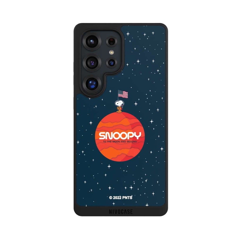 Galaxy S25 Ultra NIVOpure Snoopy Space Traveller Orange