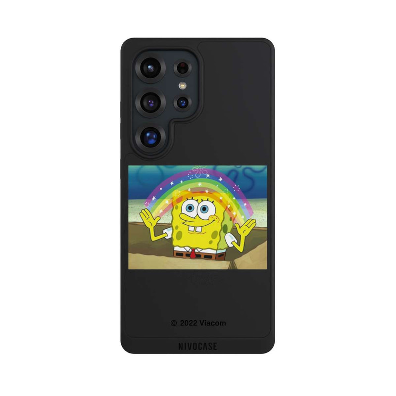 Galaxy S25 Ultra NIVOpure Spongebob - Rainbow Meme transparent