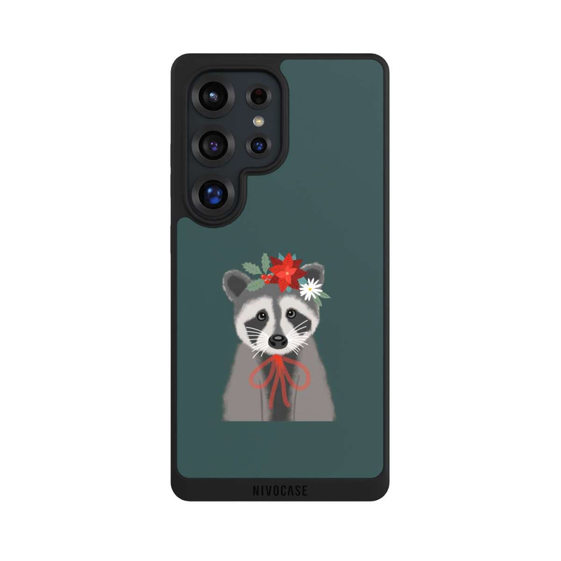 Galaxy S25 Ultra NIVOpure Holiday Raccoon