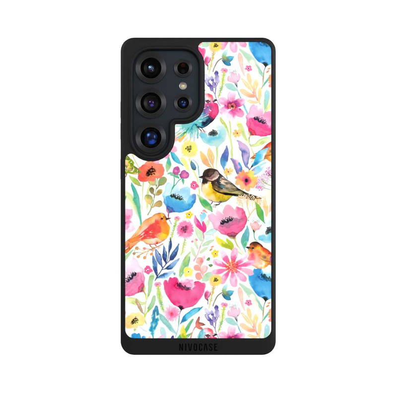 Galaxy S25 Ultra NIVOpure Whimsical Birds and Flowers