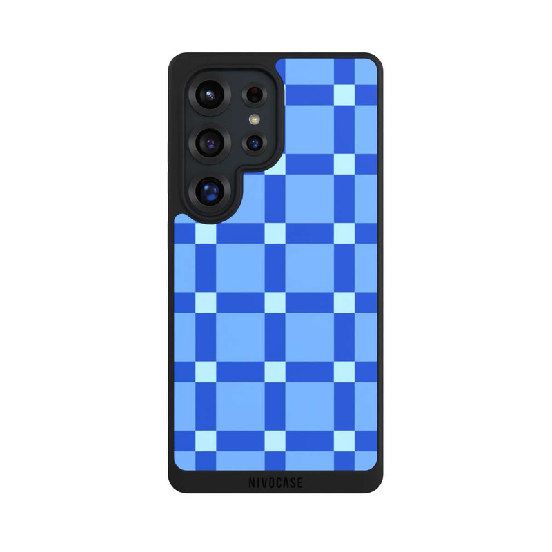 Galaxy S25 Ultra NIVOpure Big Blue Checked Pattern