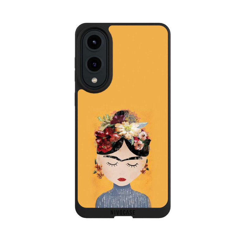 Galaxy S25 Edge NIVOpure Art Girl Eyebrowes Yellow