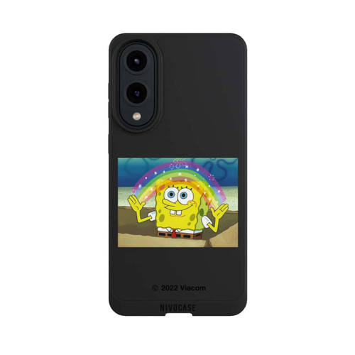 Samsung Galaxy S25 Edge NIVOpure Spongebob - Rainbow Meme transparent