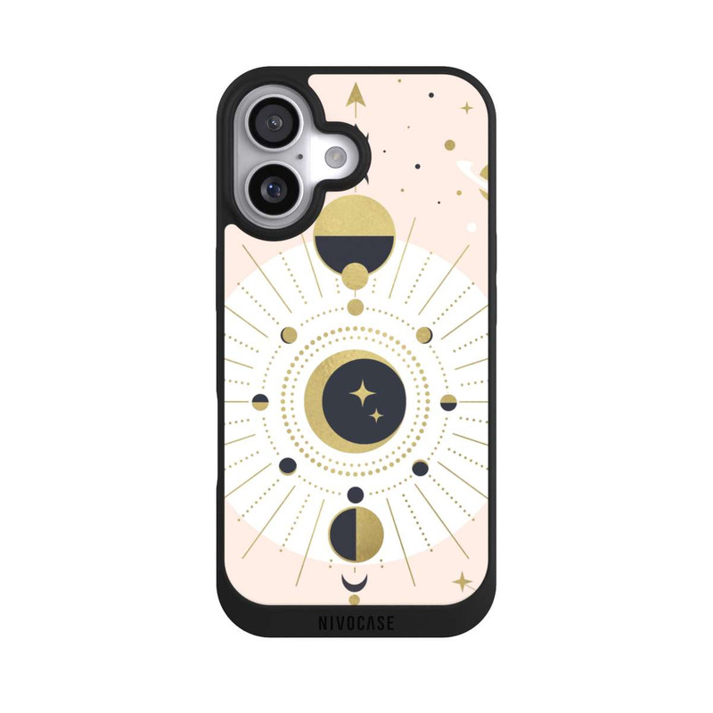 iPhone 17 NIVOpure Abstrakter Rose-Gold-Look