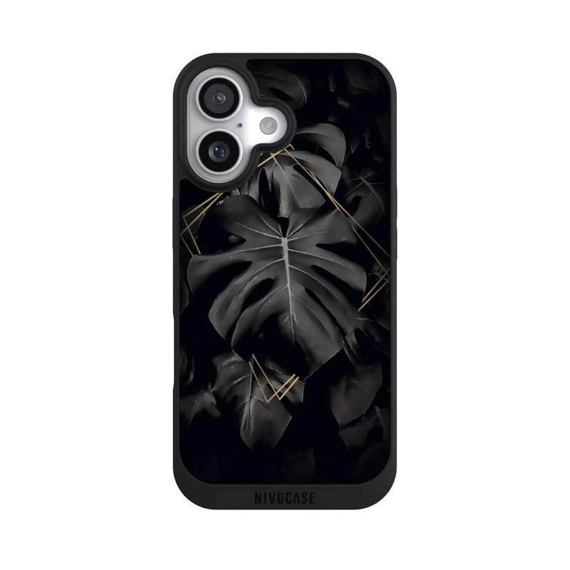 iPhone 17 NIVOpure Black Leaves