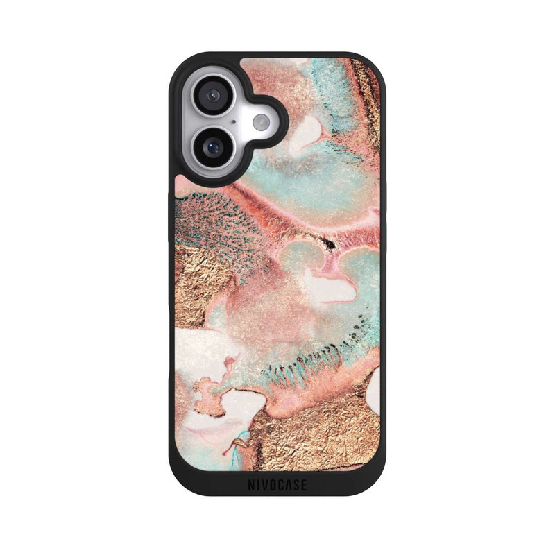 iPhone 17 NIVOpure Pretty Ink Gold Print