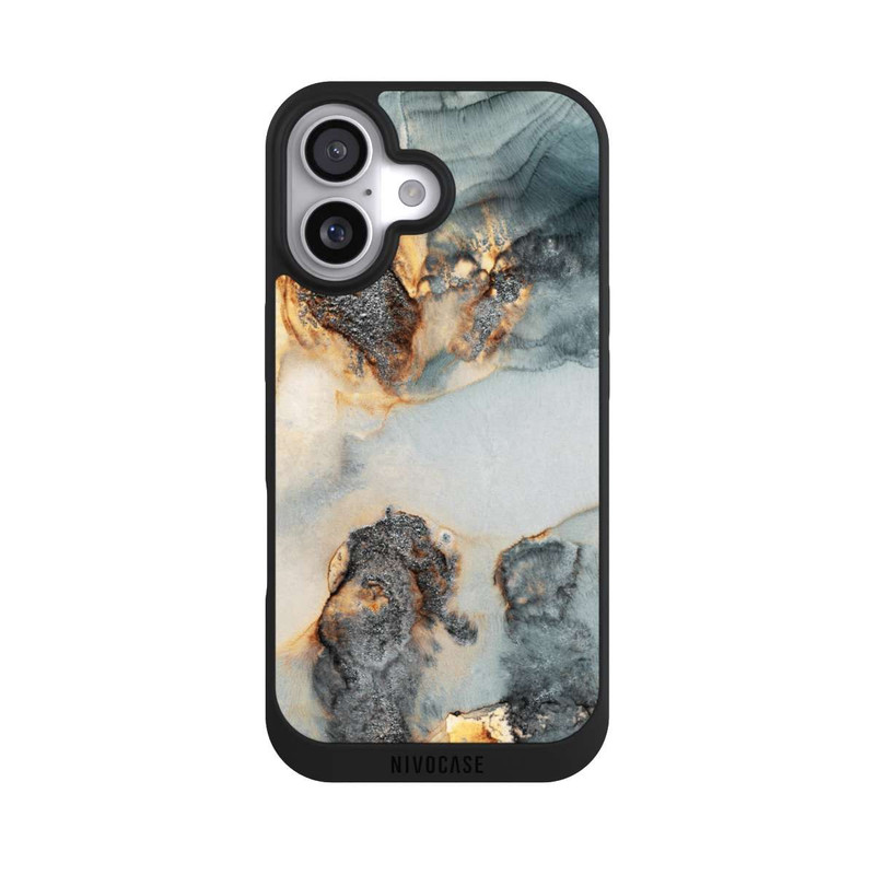 iPhone 17 NIVOpure Tidal Waves Gold Print