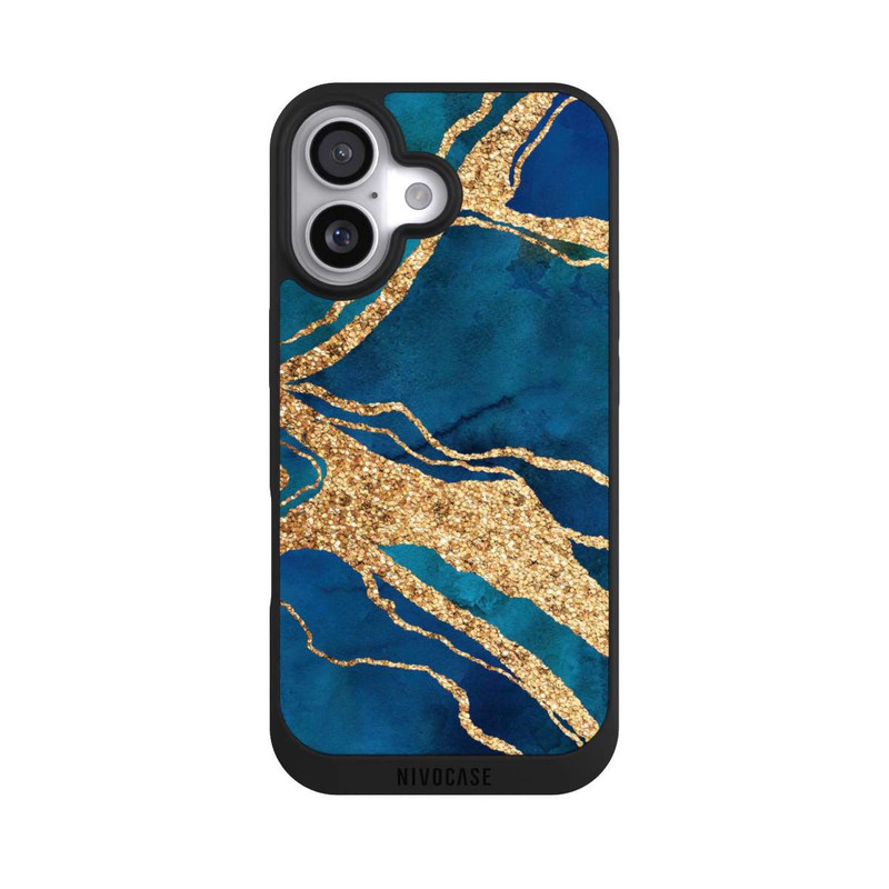iPhone 17 NIVOpure Gemstone Blue Gold