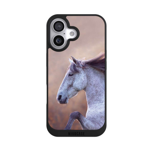 Apple iPhone 17 NIVOpure Cheval sauvage blanc
