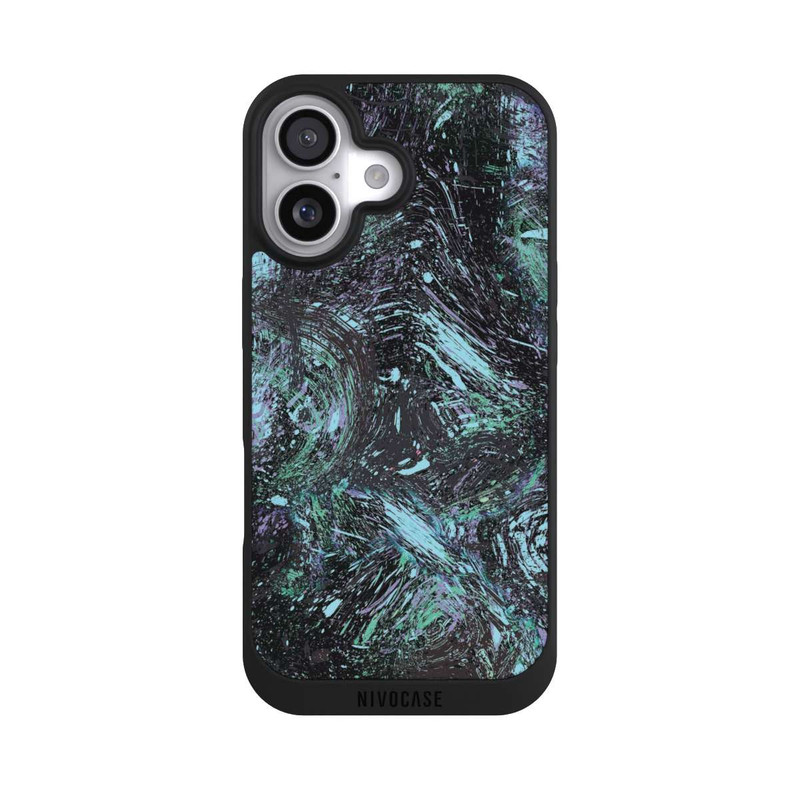 iPhone 17 NIVOpure Abstract Dripping Dust Purple