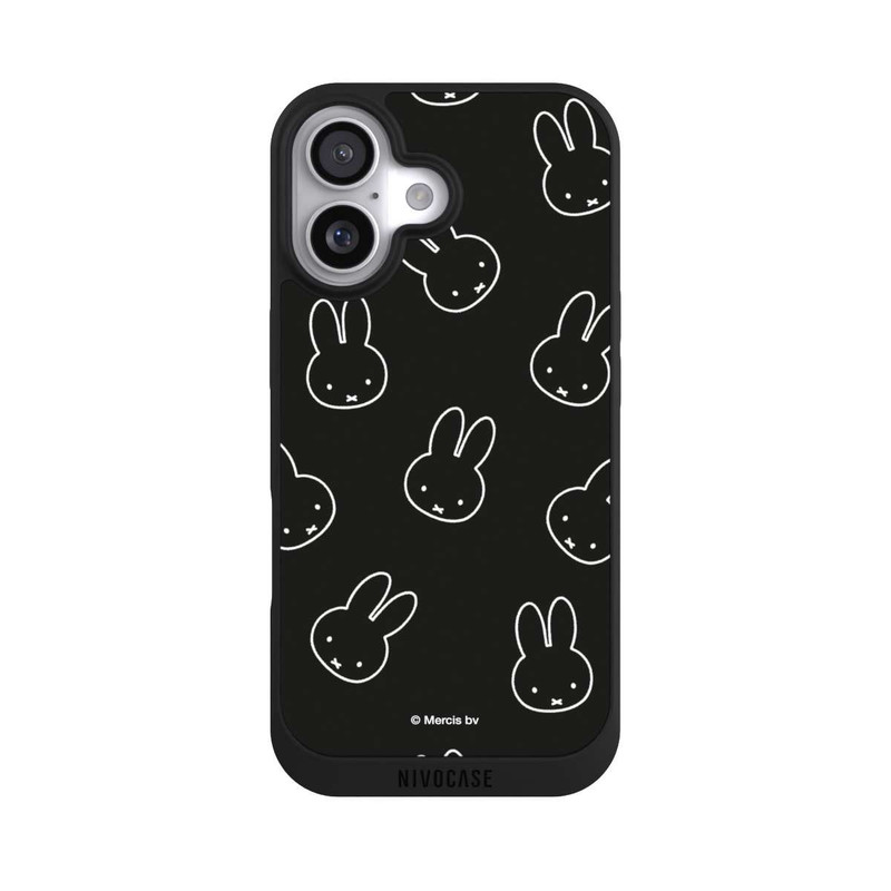iPhone 17 NIVOpure Miffy Pattern Black