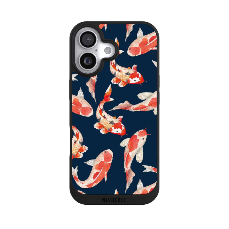 iPhone 17 NIVOpure Coral Fish on Blue Background