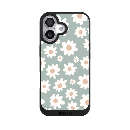 Apple iPhone 17 NIVOpure Daisy Flower Seamless Pattern Green