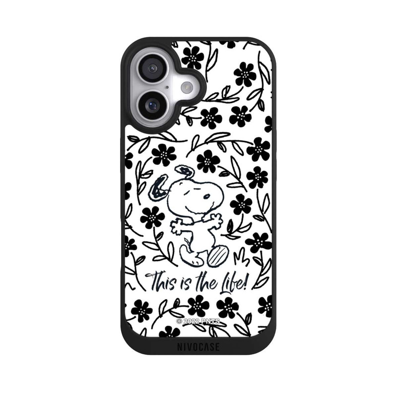 iPhone 17 NIVOpure Snoopy This Is The Life Noir & Blanc