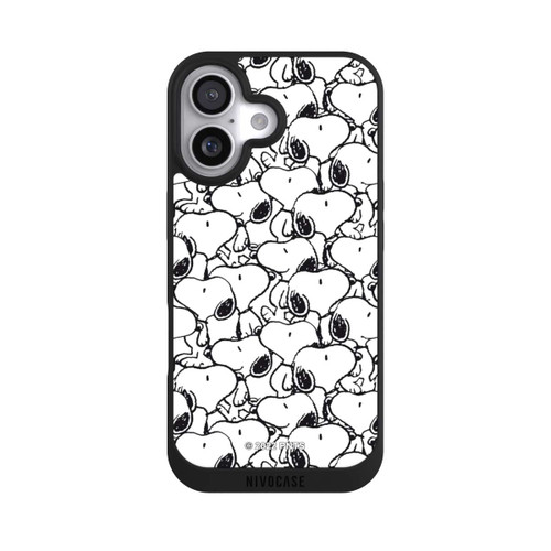 Apple iPhone 17 NIVOpure Snoopy Pattern Black And White