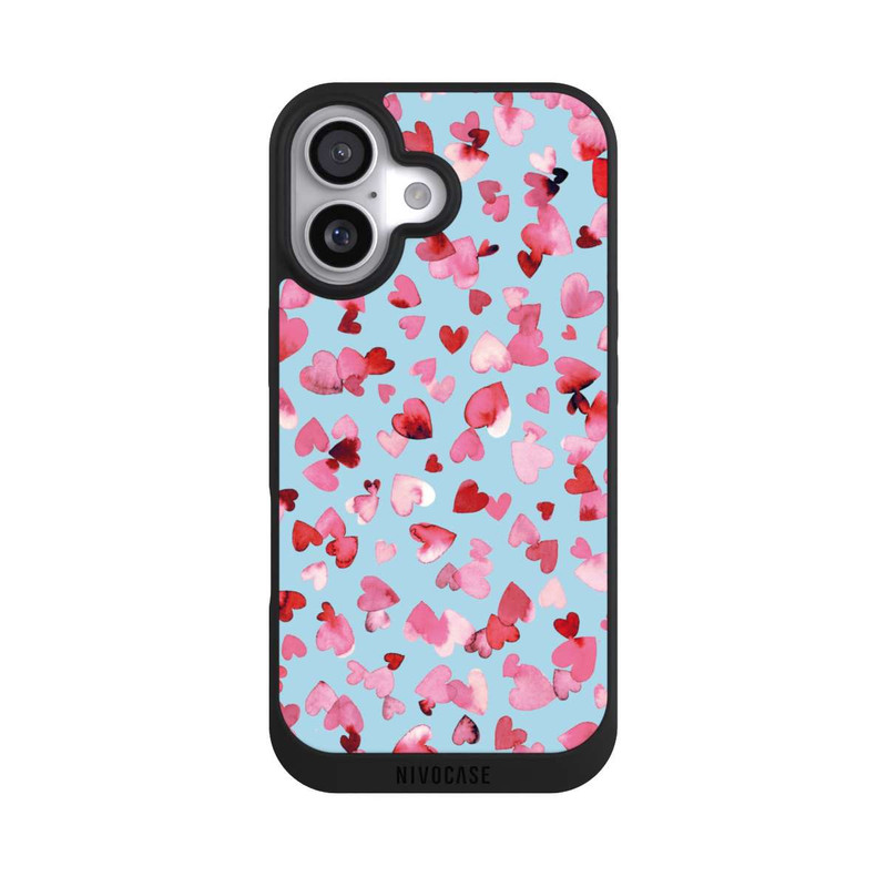 iPhone 17 NIVOpure Valentines Love Hearts Pink Blue