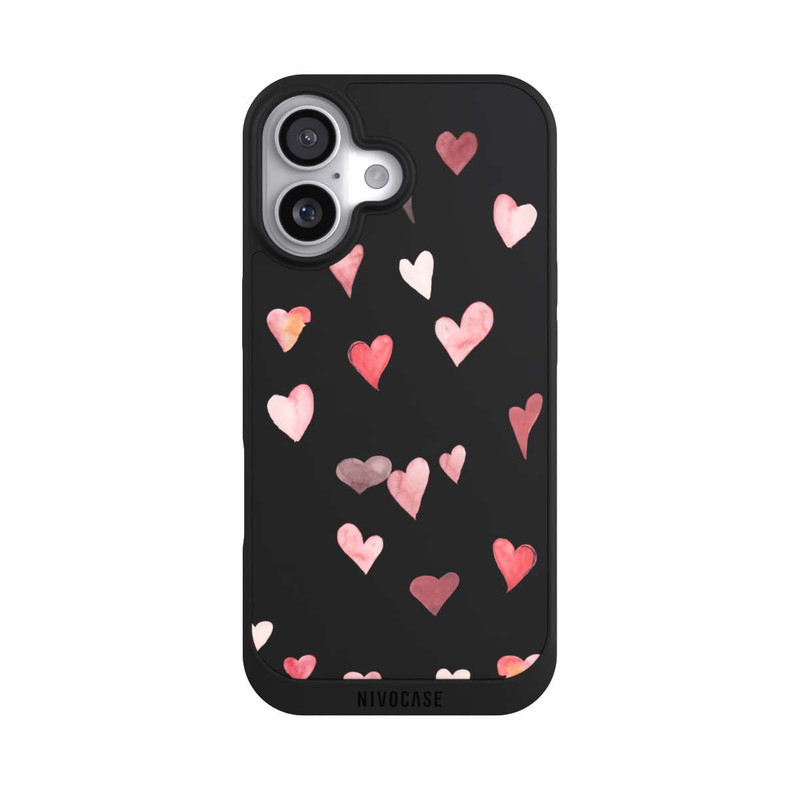iPhone 17 NIVOpure Coeurs de Saint-Valentin tombant