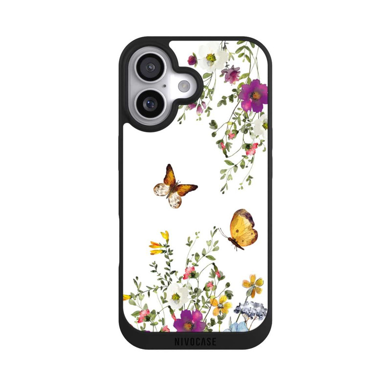 iPhone 17 NIVOpure Butterflies And Colorful Flowers