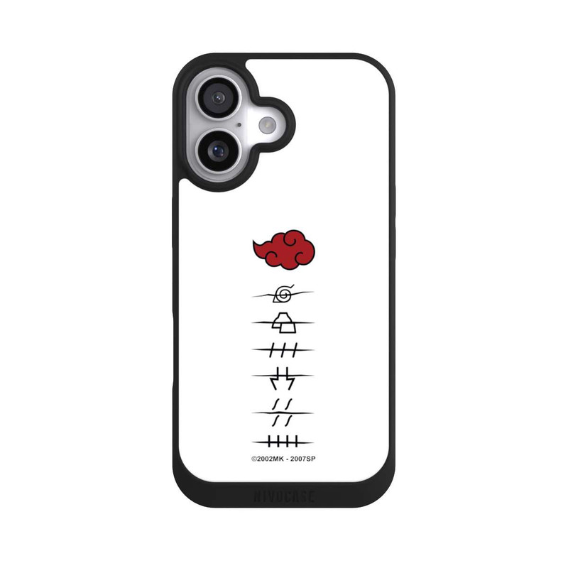 iPhone 17 NIVOpure Akatsuki member symbols white